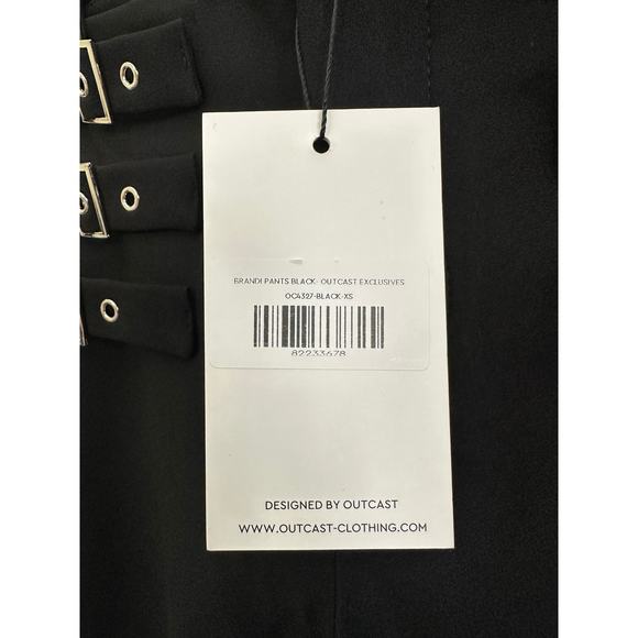 OUTCAST BRANDI PANTS BLACK Size XS EXCLUSIVES 0C4327 - Picture 8 of 15